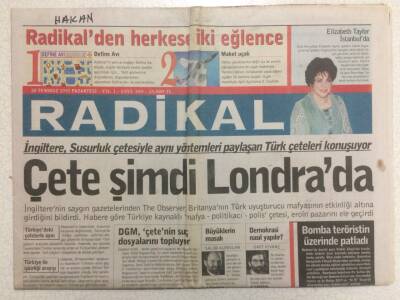 Radikal Gazetesi 28 Temmuz 1997 - Tarkan Ankaralı Hayranlarını Bayılttı GZ35986 - 1