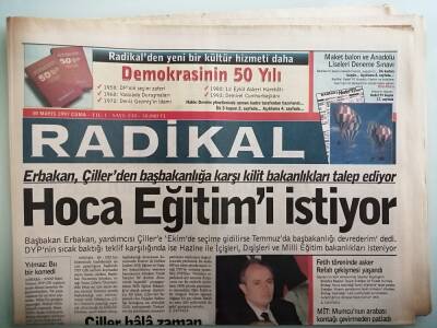 Radikal Gazetesi 30 Mayıs 1997 Tarık Tarcandan Erçetine Dizi Teklifi -GZ14809 - 1