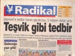 Radikal Gazetesi 5 Ekim 2000 - Kral Deyince Galatasaray - CarrefourSA'ya Talip Var GZ3183 - Gökçekoleksiyon