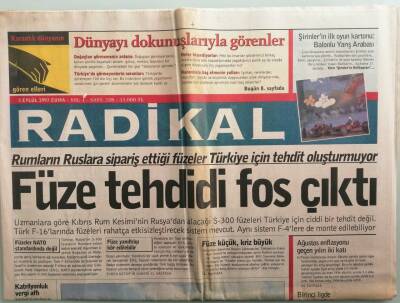 Radikal Gazetesi 5 Eylül 1997 Otobüs Karşı Şeride Girdi 33 Ölü 45 Yaralı -GZ37581 - 1