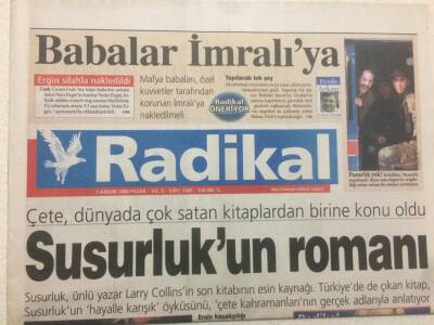 Radikal Gazetesi 5 Kasım 2000 - Susurlukun Romanı GZ47803 - 1
