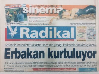 Radikal Gazetesi - 7 Ağustos 1999 - Erbakan Kurtuluyor GZ46778 - 1
