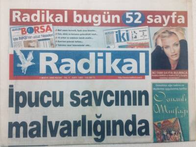 Radikal Gazetesi - 7 Mayıs 2000 - İpucu Savcının Malvarlığında GZ46775 - 1