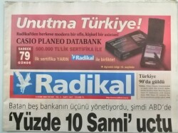 Radikal Gazetesi 8 Ekim 2000 Savaş Lübnana Sıçradı - GZ44926 - 1