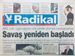 Radikal Gazetesi - 9 Nisan 2004 - Savaş Yeniden Başladı GZ43433 - 1