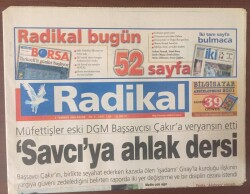 Radikal Gazetesi 9 Temmuz 2000 -Özelleştirme Mesut Yılmaza Teslim GZ6982 - 1