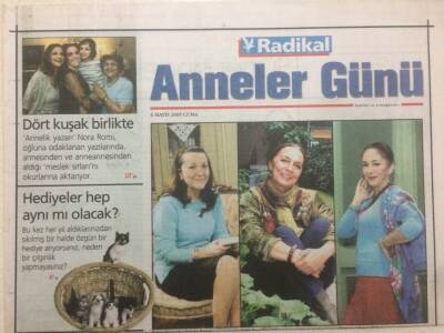 Radikal Gazetesi Anneler Günü 6 Mayıs 2005 - Herkesin Çocuğu Olabilir GZ50653 - 1