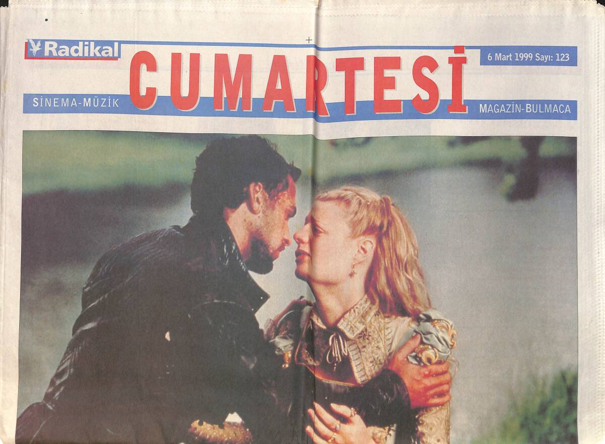 Radikal Gazetesi Cumartesi Eki 6 Mart 1999 - Kemal Sunal ve Ali Sunal - Malick'den 