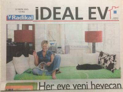 Radikal Gazetesi İdeal Ev Eki 24 Ekim 2003 - Her Eve Yeni Heyecan GZ34439 - 1