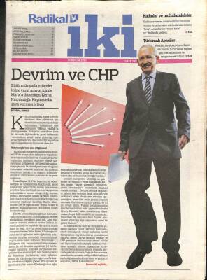 Radikal Gazetesi İki Eki 14 Kasım 2010 - Kemal Kılıçdaroğlu Keynese Bir Şans Vermek İstiyor GZ96144 - 1