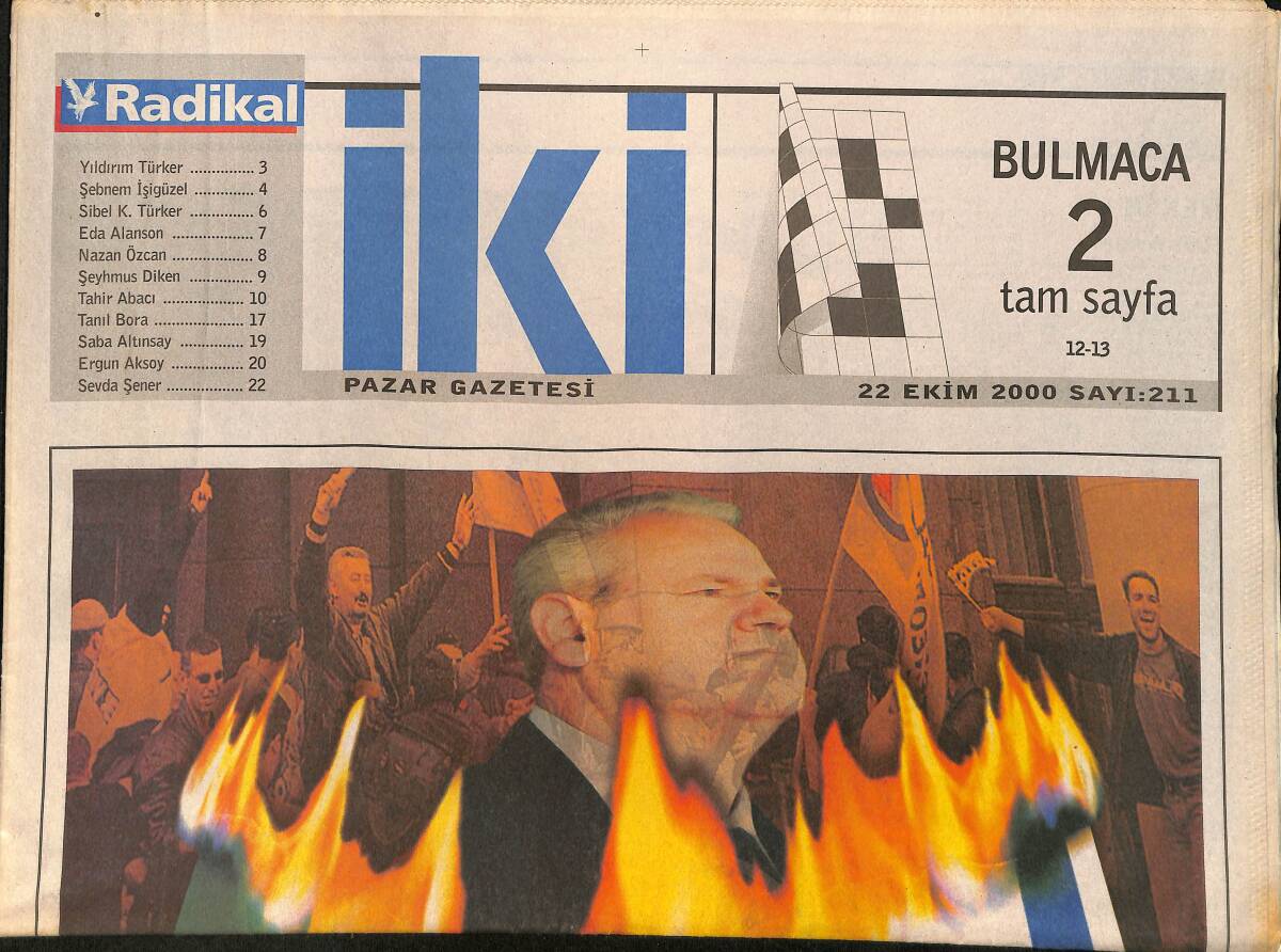 Radikal Gazetesi İki Eki 22 Ekim 2000 - Hoşgörüsüzlük 2000 - Kate Hudson , Yeteneği Ve Kendine Güveniyle Dikkat Çekiyor GZ157649 - 1