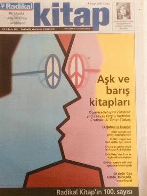 Radikal Gazetesi Kitap Eki 14 Şubat 2003 - Aşk Ve Barış Kitapları GZ40048 - 1