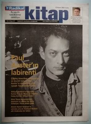 Radikal Gazetesi Kitap Eki 15 Kasım 2002 Veliefendinin Romanı -GZ37114 - 1