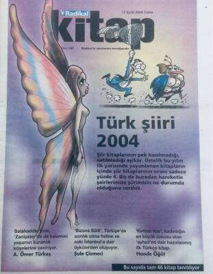 Radikal Gazetesi Kitap Eki 17 Eylül 2004 - Türk Şiiri 2004 GZ40369 - 1