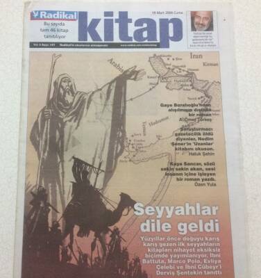 Radikal Gazetesi Kitap Eki 19 Mart 2004 - Seyyahlar Dile Geldi GZ47184 - 1