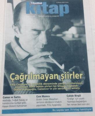 Radikal Gazetesi Kitap Eki 20 Mayıs 2005 - Çağrılmayan Şiirler GZ47658 - 1