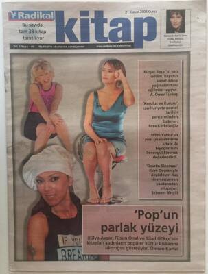 Radikal Gazetesi Kitap Eki 21 Kasım 2003 - Popun Parlak Yüzeyi Ümran Kartal GZ22763 - 1