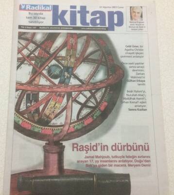 Radikal Gazetesi Kitap Eki 22 Ağustos 2003 - Raşidin Dürbünü GZ47811 - 1