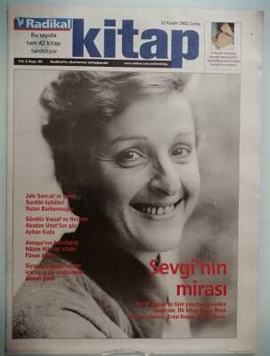 Radikal Gazetesi Kitap Eki 22 Kasım 2002 Sevginin Mirası -GZ37113 - 1