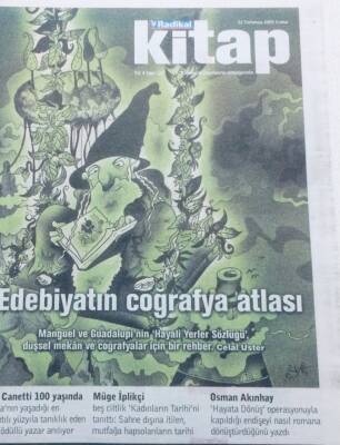 Radikal Gazetesi Kitap Eki 22 Temmuz 2005 - Edebiyatın Coğrafya Atlası GZ41485 - 1
