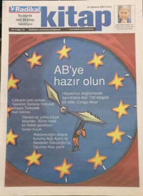 Radikal Gazetesi Kitap Eki 23 Ağustos 2002 Sokak Ağızıyla Başyapıt GZ36200 - 1
