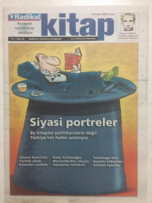 Radikal Gazetesi Kitap Eki - 23 Kasım 2001 - Siyasi Portreler GZ24348 - 1