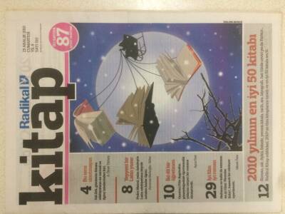 Radikal Gazetesi Kitap Eki 25 Aralık 2010 - 2010 Yılının En İyi 50 Kitabı GZ51121 - 1