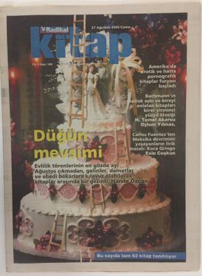 Radikal Gazetesi Kitap Eki 27 Ağustos 2004 - Yazar Hande Özcandan Düğün Mevsimi GZ16847 - 1