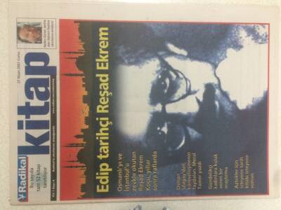 Radikal Gazetesi Kitap Eki 27 Nisan 2001 - Edip Tarihçi Reşad Ekrem GZ51117 - 1