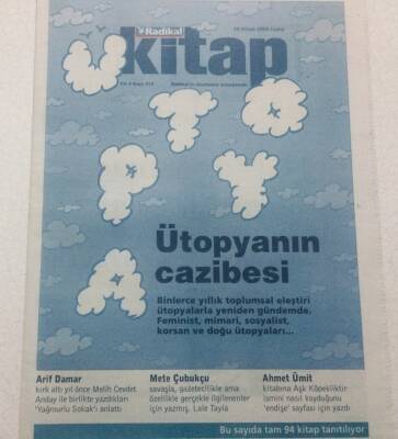 Radikal Gazetesi Kitap Eki - 29 Nisan 2005 - Ütopyanın Cazibesi GZ46753 - 1