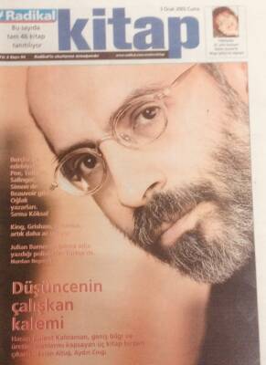 Radikal Gazetesi Kitap Eki 3 Ocak 2003 - Düşüncenin Çalışkan Kalemi GZ40046 - 1