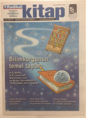 Radikal Gazetesi Kitap Eki - 7 Aralık 2001 - Bilimkurgunun Temel Taşları GZ24349 - 1