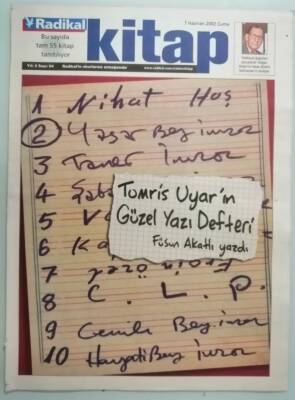 Radikal Gazetesi Kitap Eki 7 Haziran 2002 Maşukun Gözü Eflatuni -GZ37119 - 1