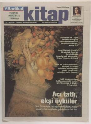 Radikal Gazetesi Kitap Eki 7 Kasım 2003 - Acı Tatlı Ekşi Öyküler Celal Üster GZ16850 - 2