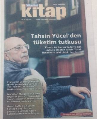 Radikal Gazetesi Kitap Eki - 7 Ocak 2005 - Tahsil Yücelden Tüketim Tutkusu GZ46757 - 1