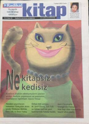 Radikal Gazetesi Kitap Eki 7 Şubat 2003 Muhafazar Bir Feminist GZ36199 - 1