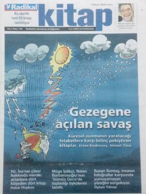 Radikal Gazetesi Kitap Eki - 9 Nisan 2004 - Gezegene Açılan Savaş - GZ43425 - 2