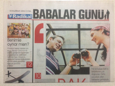 Radikal Gazetesi Moda Eki - 18 Haziran 2004 - Babalar Günü GZ24331 - 1