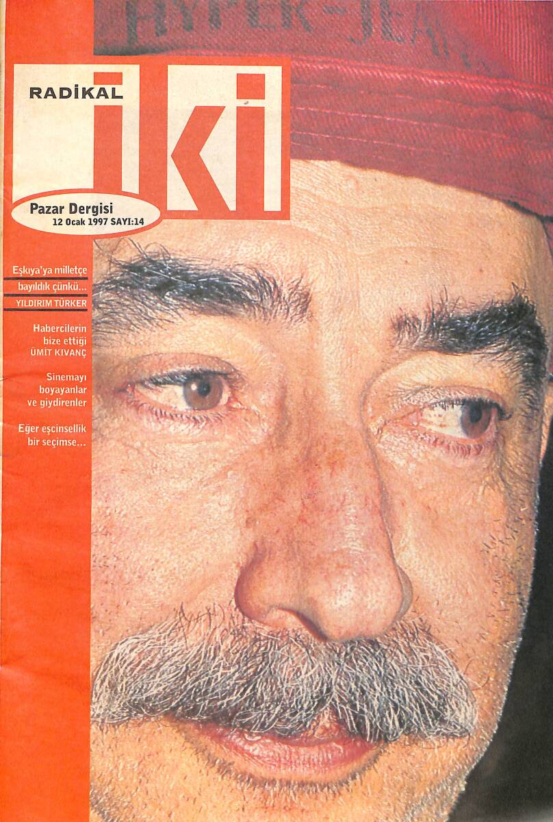 Radikal İki Pazar Dergisi 12 Ocak 1997 Sayı: 14 NDR98815 - 1