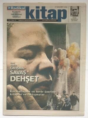 Radikal Kitap Gazetesi 21 Eylül 2001 - Küreselleşme Ve Terör Üzerine Kitaplar Ve Tartışmalar GZ3586 - 1