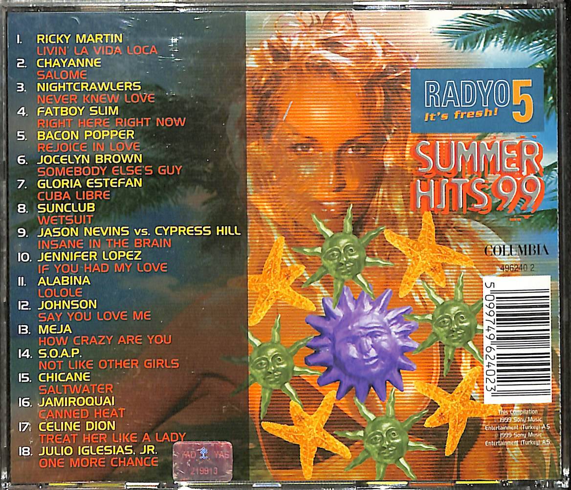 Radyo 5 - Summer Hits 99 CD (İkinci El) CD4110 - 2