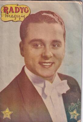Radyo Magazin Sayı31 23 Haziran 1951 Hamiyet Yüceses Olympede, Esma Engin, Muzaffer İlkar, Behçet Ölmeztürk NDR42027 - 1