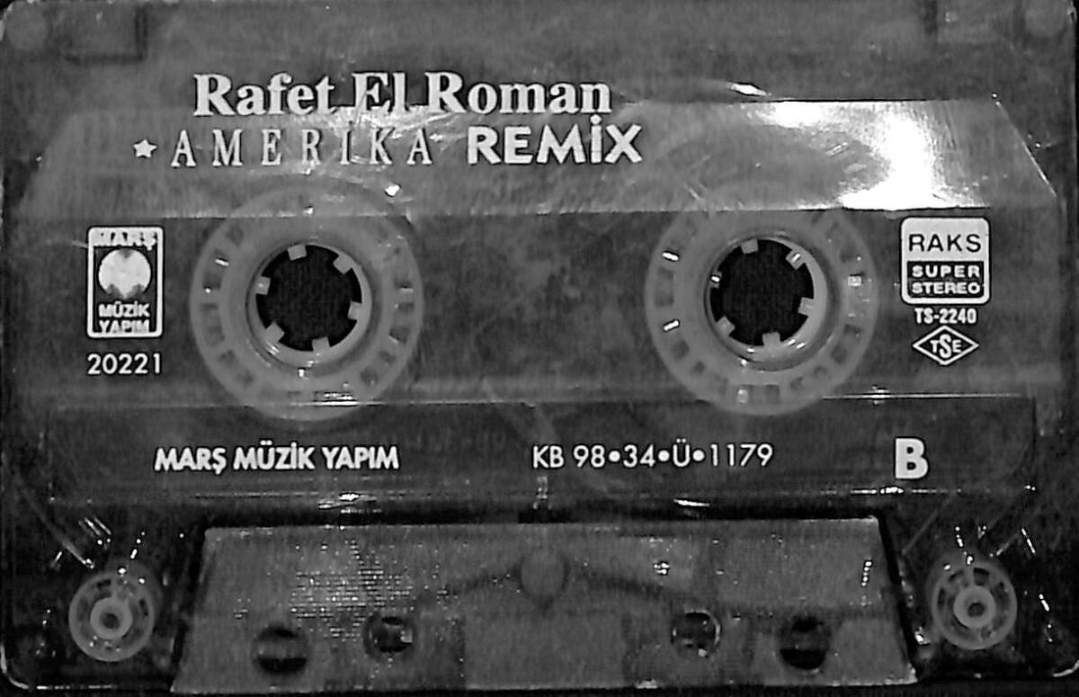 Rafet El Roman - Amerika Remix Kaset (Kırmızı Bandrol - İkinci El) KST27746 - 1