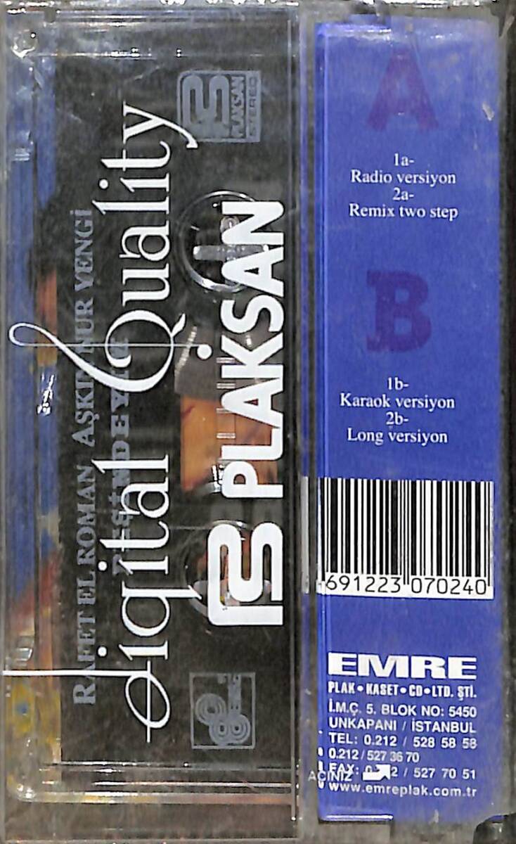 Rafet El Roman & Aşkın Nur Yengi - Peşindeyim Orijinal Kaset (Sıfır) KST31136 - 2