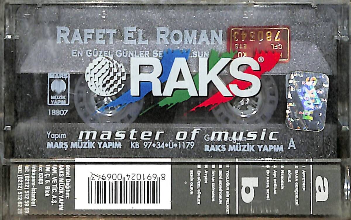 Rafet El Roman - En Güzel Günler Senin Olsun Kaset (Sıfır Kaset) KST29455 - 2