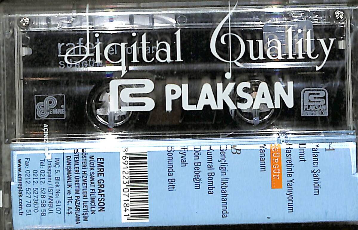 Rafet El Roman - Sürgün Kaset (Sıfır Kaset) KST28980 - 2