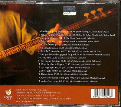 Rahmi Saltuk - Elde Hüzün Kaldı - CD Müzik (108) CD3290 - 4