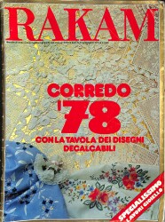 Rakam Gennaio 1978 - Corredo'78 Con La Tavola Dei Disegni Decalcabili NDR90755 - Gökçekoleksiyon