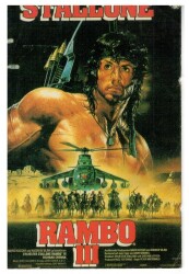 Rambo 3 - Sylvester Stallone Kartpostal KRT8080 - Gökçekoleksiyon