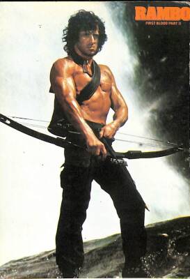 Rambo - First Blood Part 2 Küçük Boy Kartpostal (15x10 cm) KRT12949 - 1